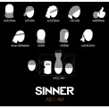Manchon Sinner Black Paisley - Tour de cou léger et extensible