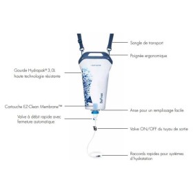 Système de filtration d'eau Katadyn BeFree Gravity 3 L