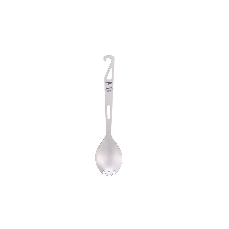 Titanium Spork mit Flaschenöffner von keith - Klappbesteck kaufen