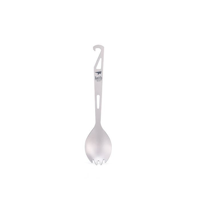 Titanium Spork mit Flaschenöffner von keith - Klappbesteck kaufen