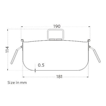 Popote titane Keith Titanium Pot 1.8 L - Achat de popotes en titane