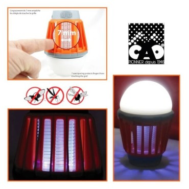 Lanterne LED anti-insectes de CAO - Achat de lampe pour le camping