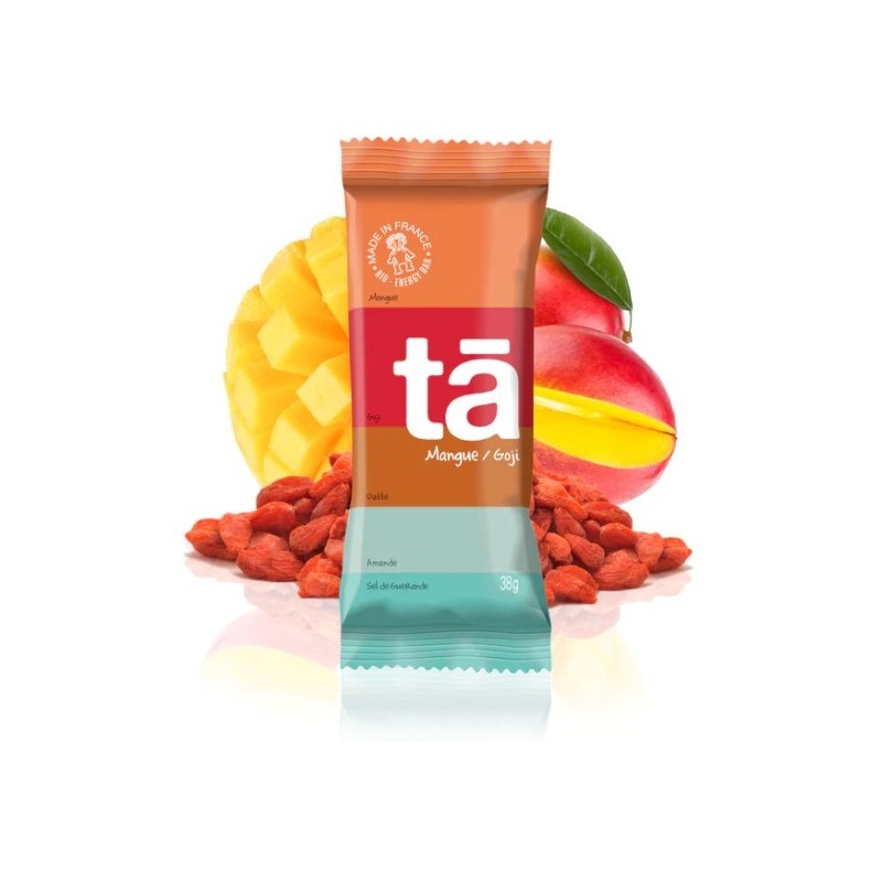 Barrita energética mango goji bio de TA - Comprar nutrición para senderismo