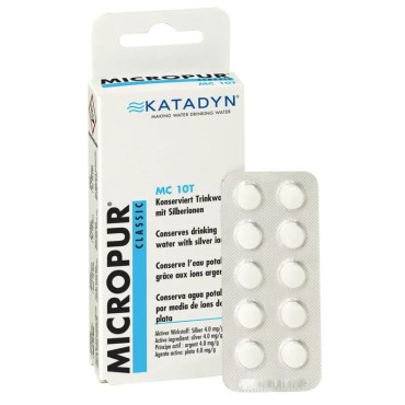 Pastilles de purification Micropur Classic 100 de Katadyn