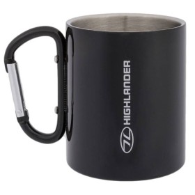 Karabiner Cup Mixed 300ml Tasse mit Karabinerhaken von Highlander