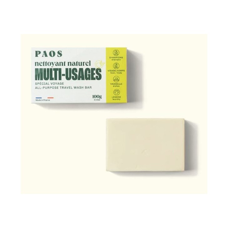 Savon solide PAOS  multi-usages - Achat de nettoyants multi-usages