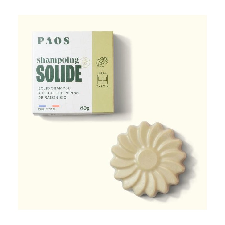Shampoing solide PAOS - Achat de shampoing solide