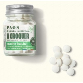 PAOS dentifricio masticabile alla menta biologica - Acquistare dentifricio masticabile