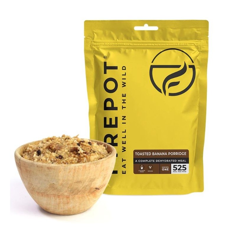 Porridge liofilizzato Firepot con banane grigliate - Acquisto di piatti lyo