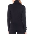 Camiseta mujer 260 Zone LS 1/2 Zip lana Merinos Icebreaker