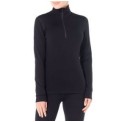 Camiseta mujer 260 Zone LS 1/2 Zip lana Merinos Icebreaker