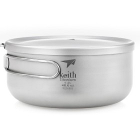 Keith's 1200 mL titanium lunch box - Comprar fiambreras de titanio