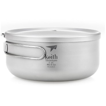 Lunch box 1200 mL en titane de Keith - Achat de lunch box en titane