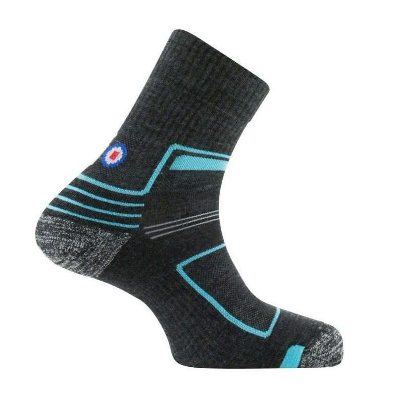 Chaussettes de randonnée Thyo Mérinos Wool Trek Mid. Chaussette laine