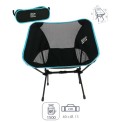 Fauteuil pliable compact Bomont pour cyclo-rando, camping ou van.