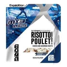 Risotto liofilizzato al pollo e funghi MX porzione doppiamente energetica