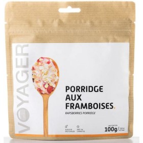 Gachas de frambuesa liofilizadas de Voyager- Productos para el desayuno