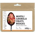 Müsli Granola rote Früchte gefriergetrocknet