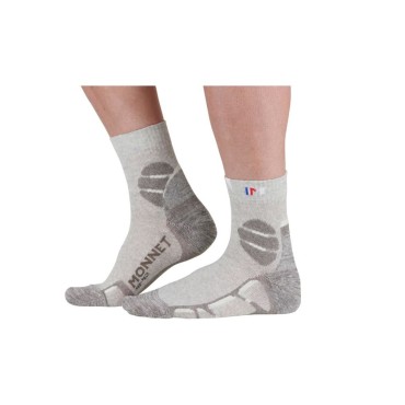 Chaussettes de randonnée en lin Monnet Trek Lin Mid pour temps chaud