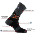 Lot de 2 paires de chaussettes Thyo Rando Concept pour randonner