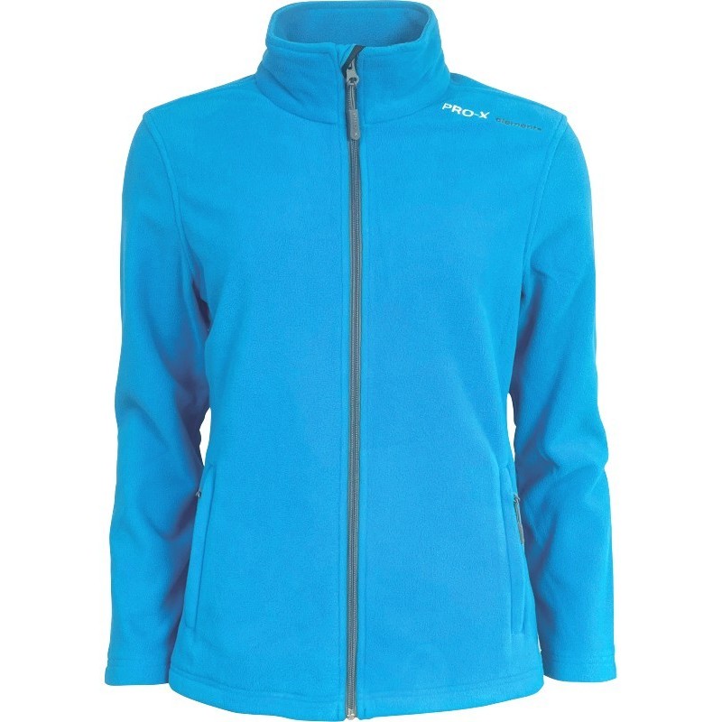 Chaqueta polar Pro-X Paula para mujer. Forro polar ligero para senderismo con cremallera