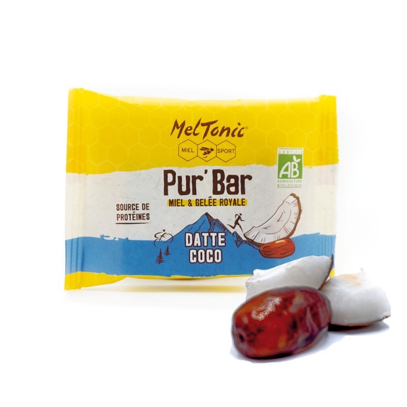 Pur'Bar Bio datte coco de Meltonic -  Vente de barres énergétique