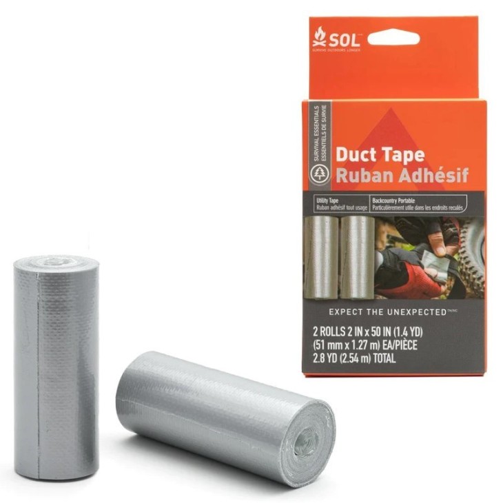 Leinwandklebeband Duct Tape de Sol - Reparaturset Wandern