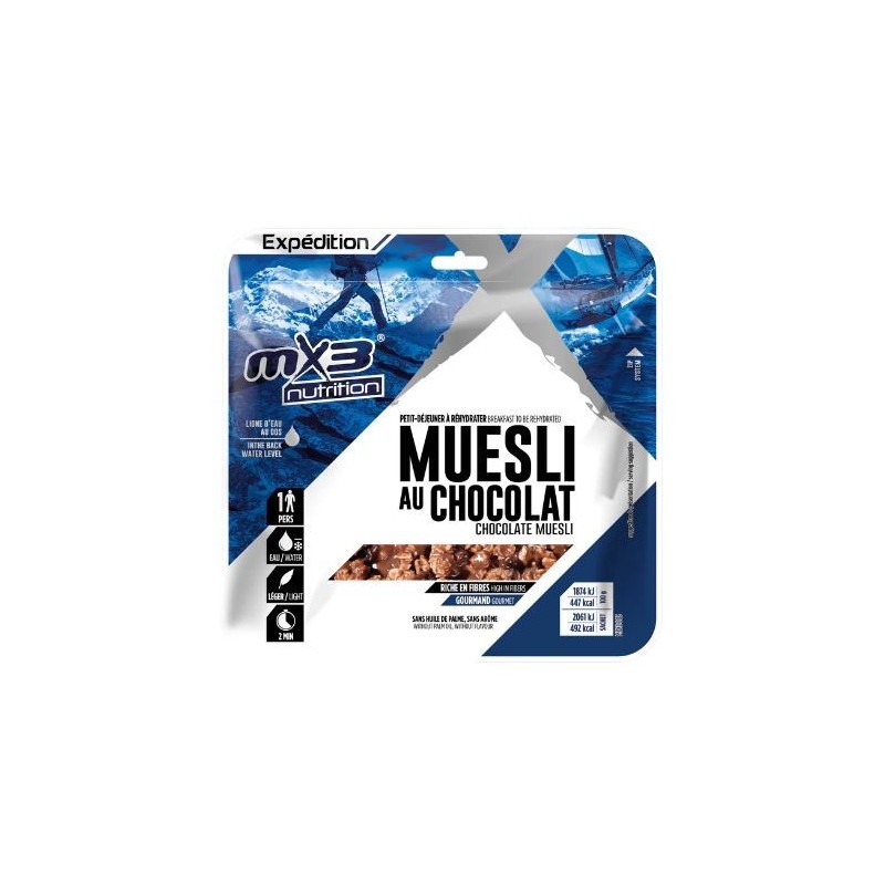 Muesli Chocolate di MX3, una colazione al cioccolato