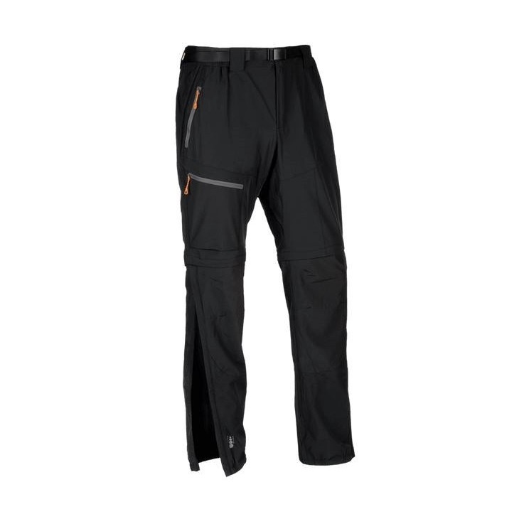 Pantalones de senderismo Elementerre Kuluru para hombre, cremallera completa, cortos