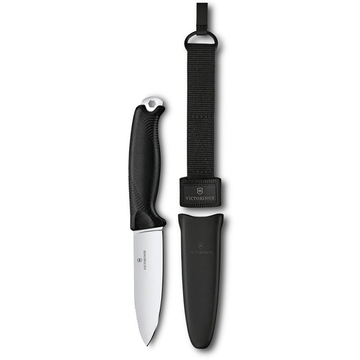 Coltello a lama fissa Victorinox Venture Black - Coltello da boscaglia