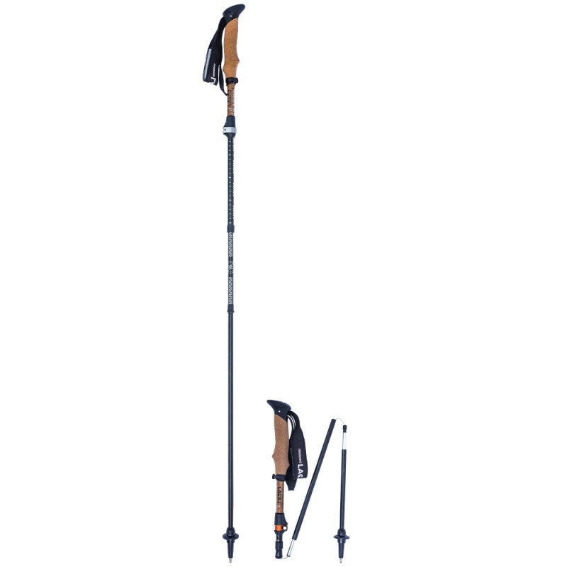 Lacal Travel Stick Bastoncini da trekking compatti - Record di compattezza