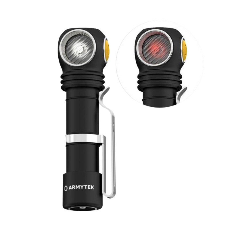 Armytek Wizard C2 WR Magnet Lampada frontale USB - Modalità rossa 230 lm