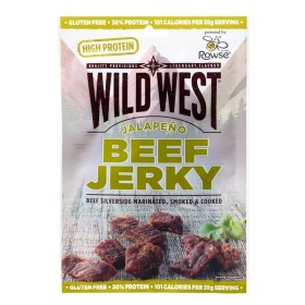 Beutel Wild West Beef Jerky Jalapeno 60 g - Getrocknetes Rindfleisch