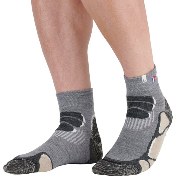 Socken Monnet Basses Extra Light - Merino 63% verstärktes Gestrick