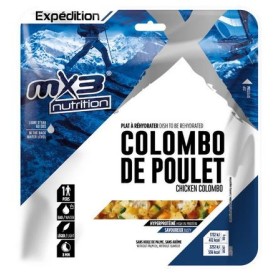 Colombo de Poulet lyophilisé Mx3 - plat lyophilisé exotique