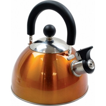 Bouilloire sifflante Deluxe Steel Whistling Kettle de Highlander