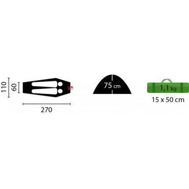 tente de randonnée légère Shelter - Jamet - achat de tente de randonnée