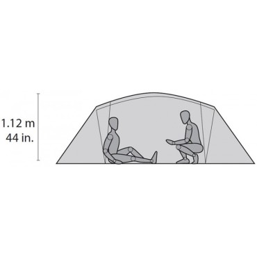 Tente de randonnée légère MSR Mutha Hubba NX - Achat de tentes de randonnée légères