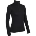 Maglietta donna in lana merino Wmns Oasis LS 1/2 Zip - Icebreaker